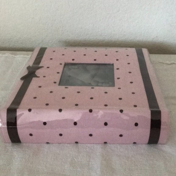 Pink and Brown Fabric Photo Album UNUSED - Picture 8 of 11